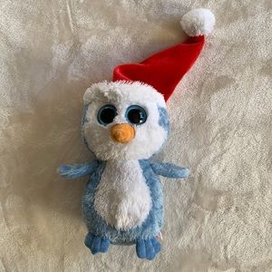 Christmas Ty Penguin Beanie Boo Stuffie